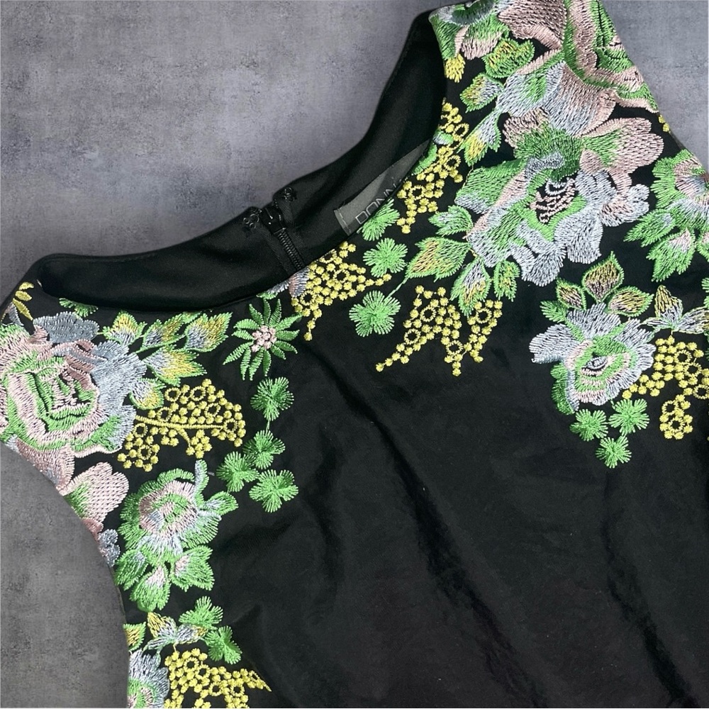 Donna Ricco Embroidered Dress - 8 - Picture 8 of 12